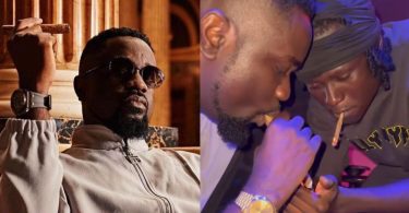 Old Video Of King Sarkodie Smoking With JayBahd Trends Again