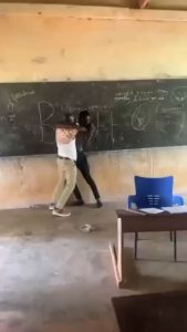 Pepease DA Basic School Shocking Classroom Teachers Fight Caught on Camera!