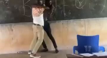 Pepease DA Basic School Shocking Classroom Teachers Fight Caught on Camera!